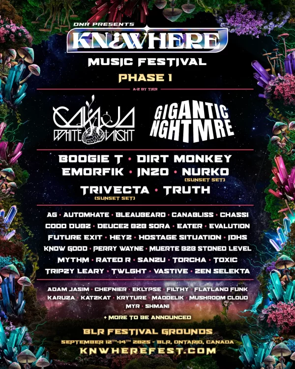Kn¿where-Festival-Lineup-Phase-1